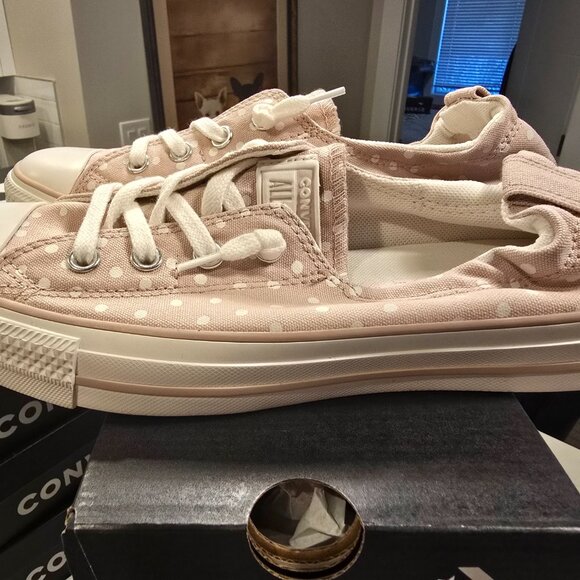 CONVERSE Women's Chuck Taylor All Star Shoreline Slip-on Clay Stretchy Sz 8 NEW - Picture 7 of 12